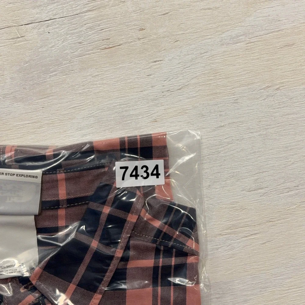 The North Face Shirt Hayden Pass 2.0 Plaid Flannel Pink Navy Mens Size S NWT